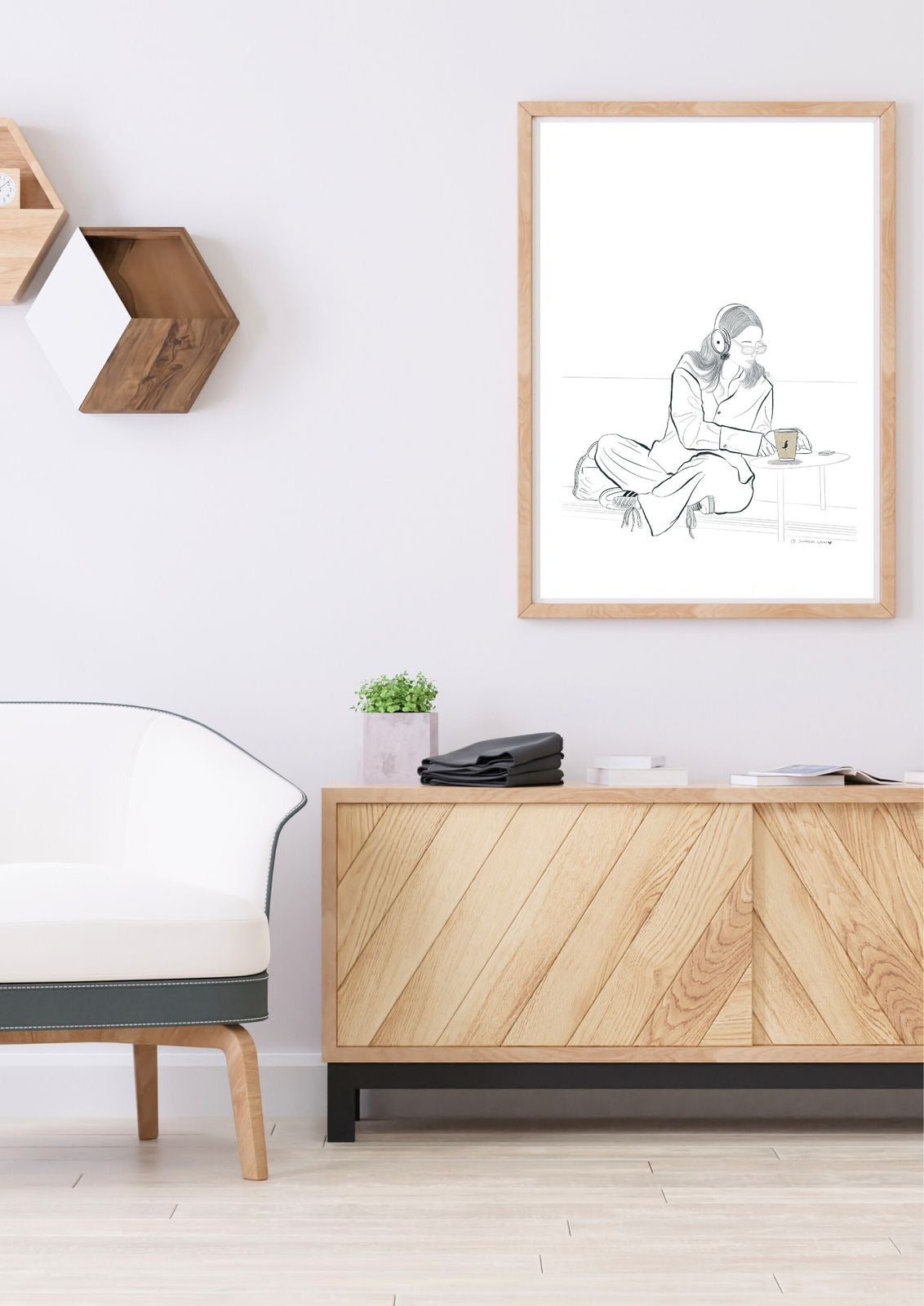 MY HEADSPACE, MUSIC, & COFFEE - WALL FRAME