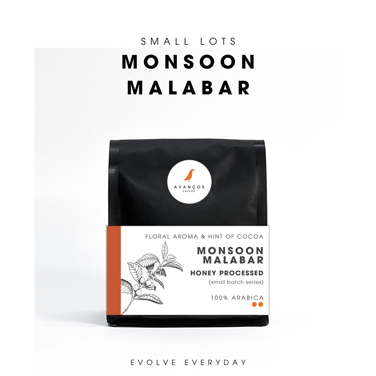 MONSOON MALABAR -  SMALL LOTS SERIES - 100% ARABICA - WHOLE BEAN & GROUND COFFEE
