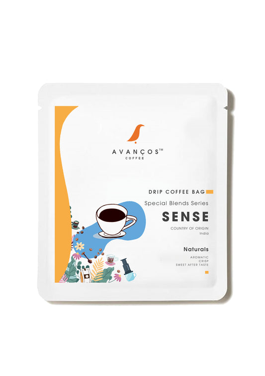 SENSE - CRAFT BLEND - NATURALS - DRIP COFFEE BAGS - CARRY ANYWHERE