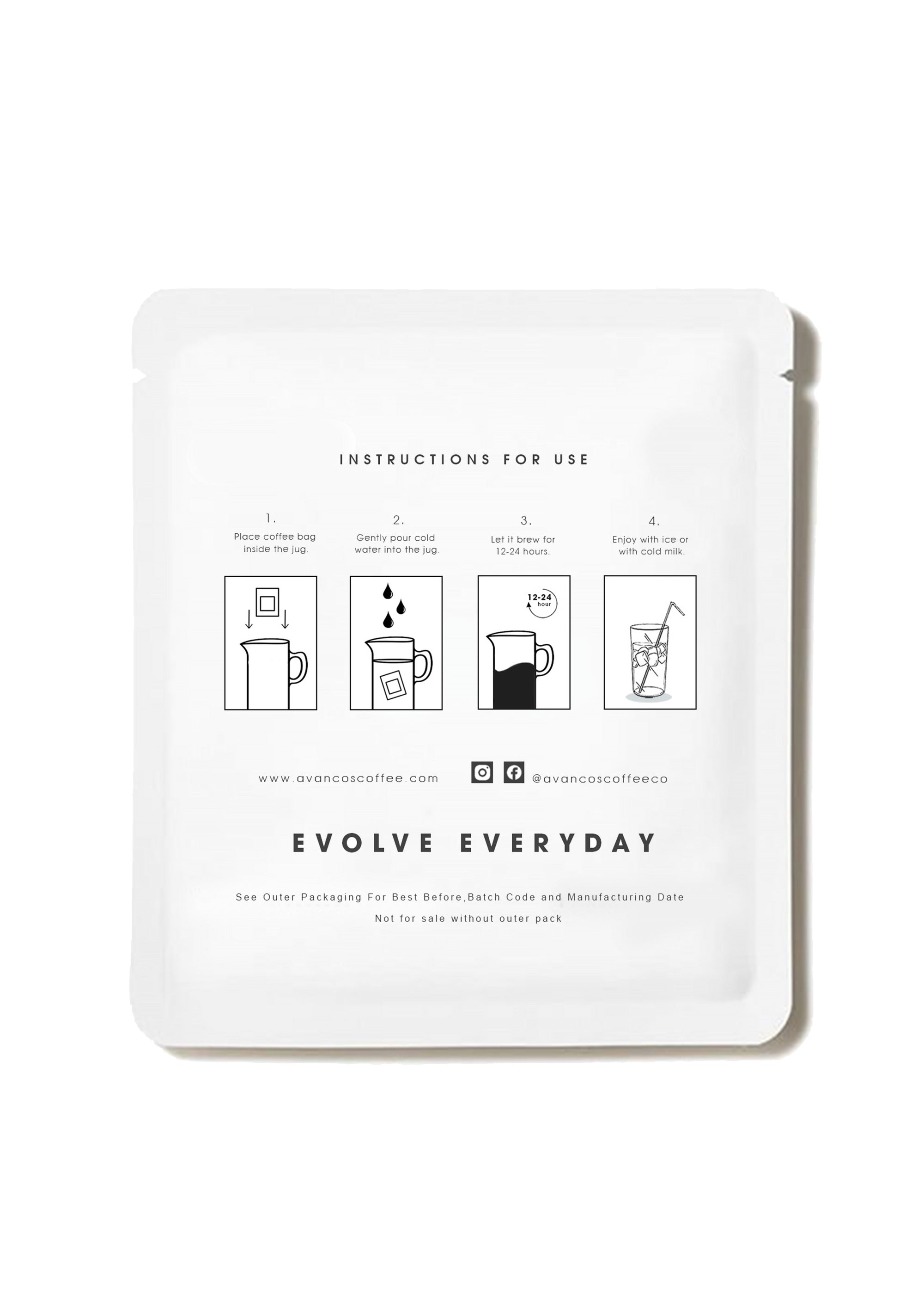 RHAPSODY - LIGHT-MEDIUM ROAST - 100% ARABICA - COLD BREW BLEND - 12 HOUR BREWING