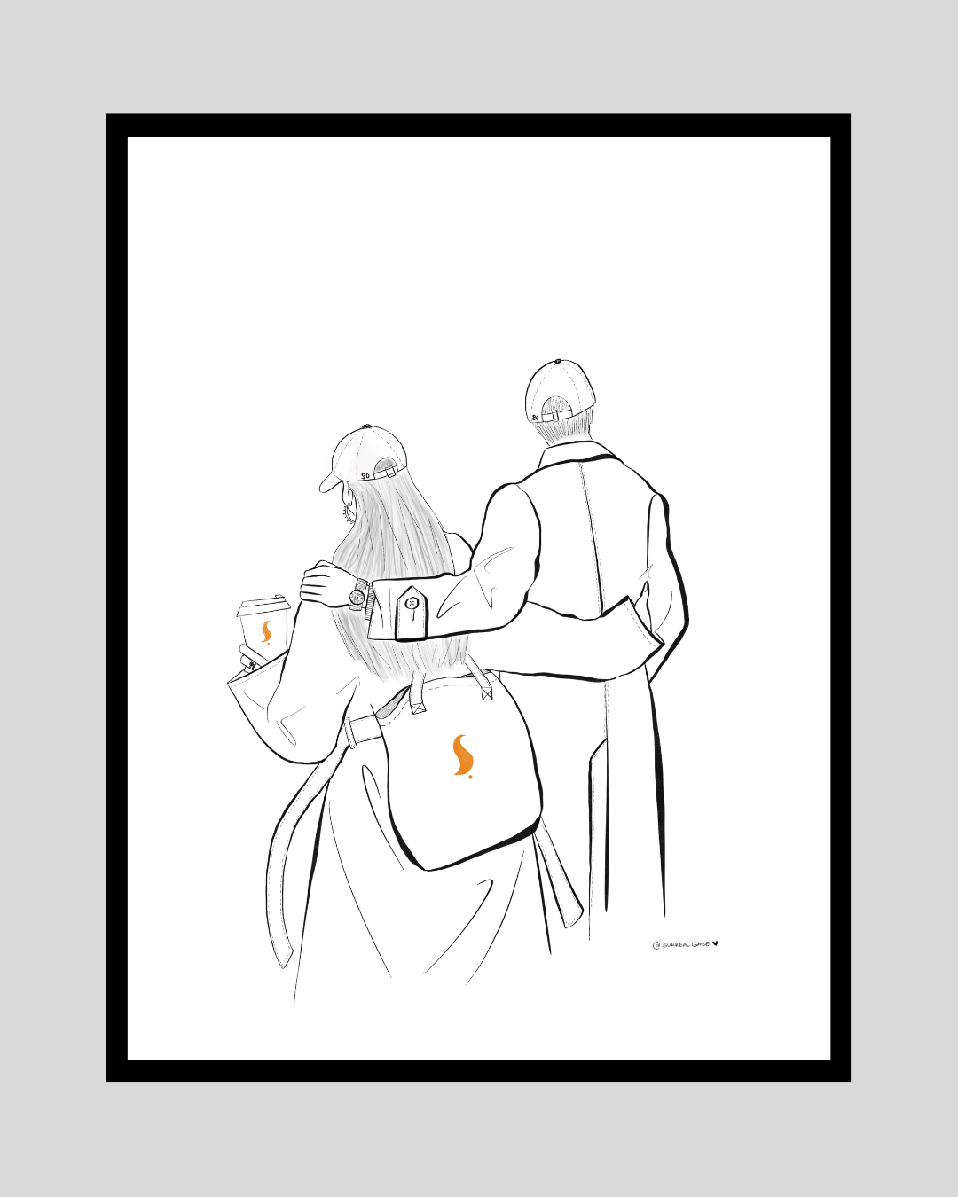 Couple Photo Frame Elegant