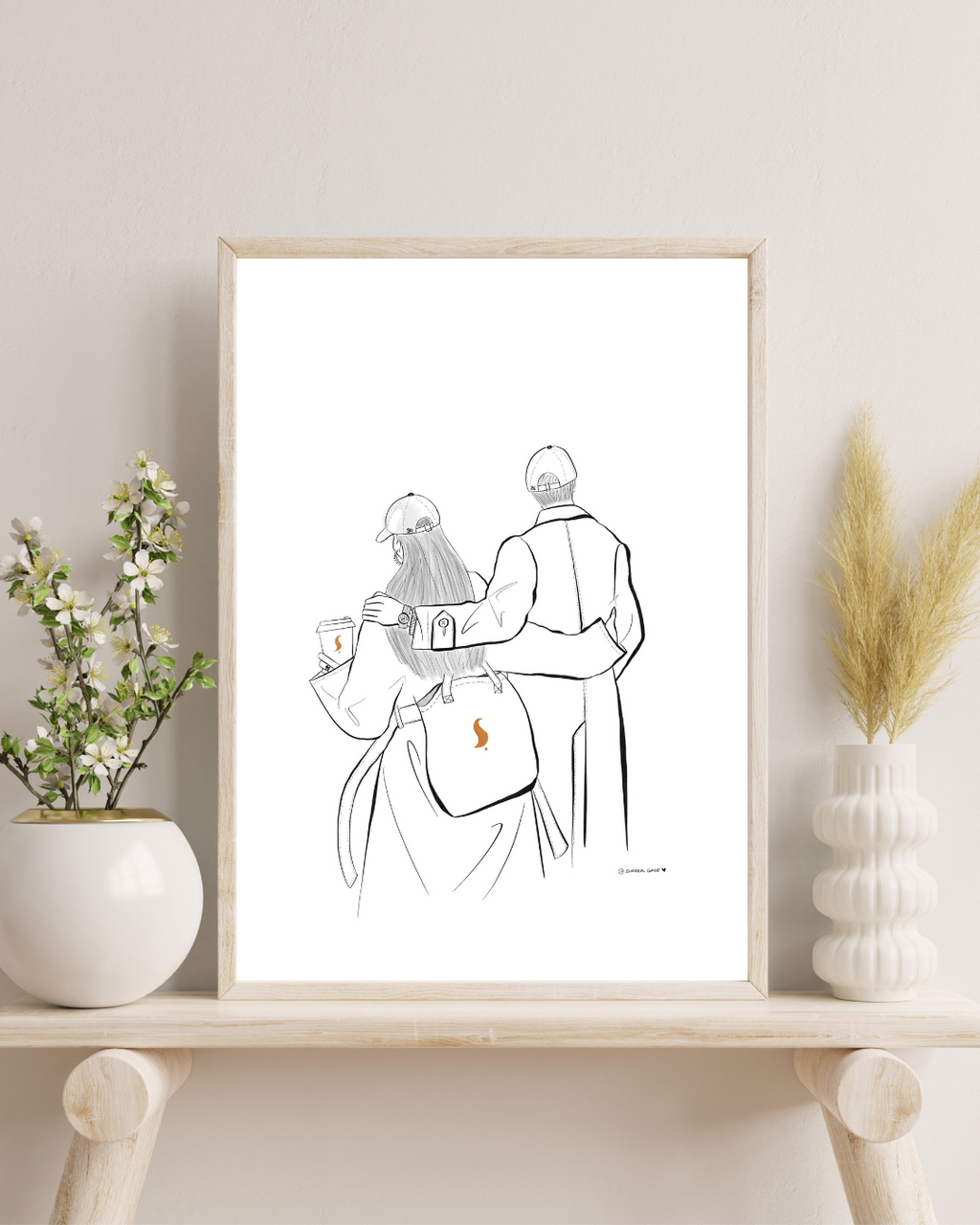 Couple Photo Frame Elegant