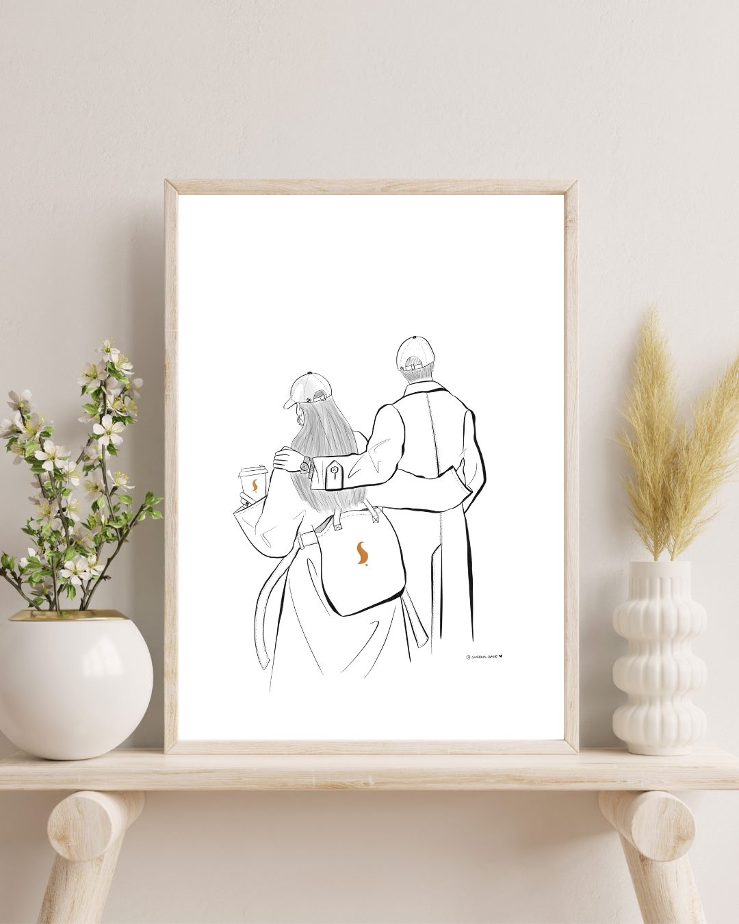 Couple Photo Frame Elegant