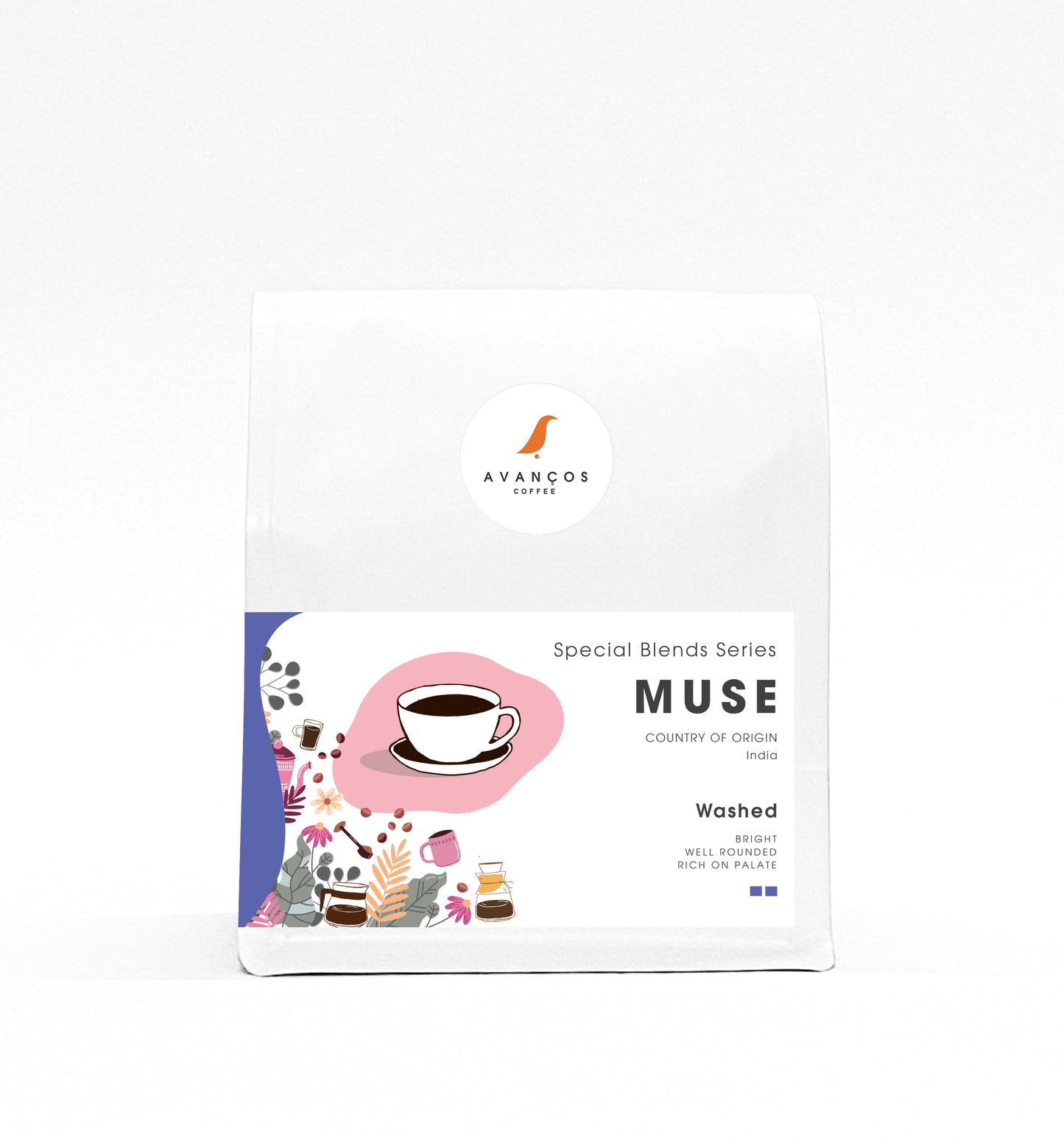 MUSE - CRAFT BLEND |  WASHED | 100% ARABICA COFFEE