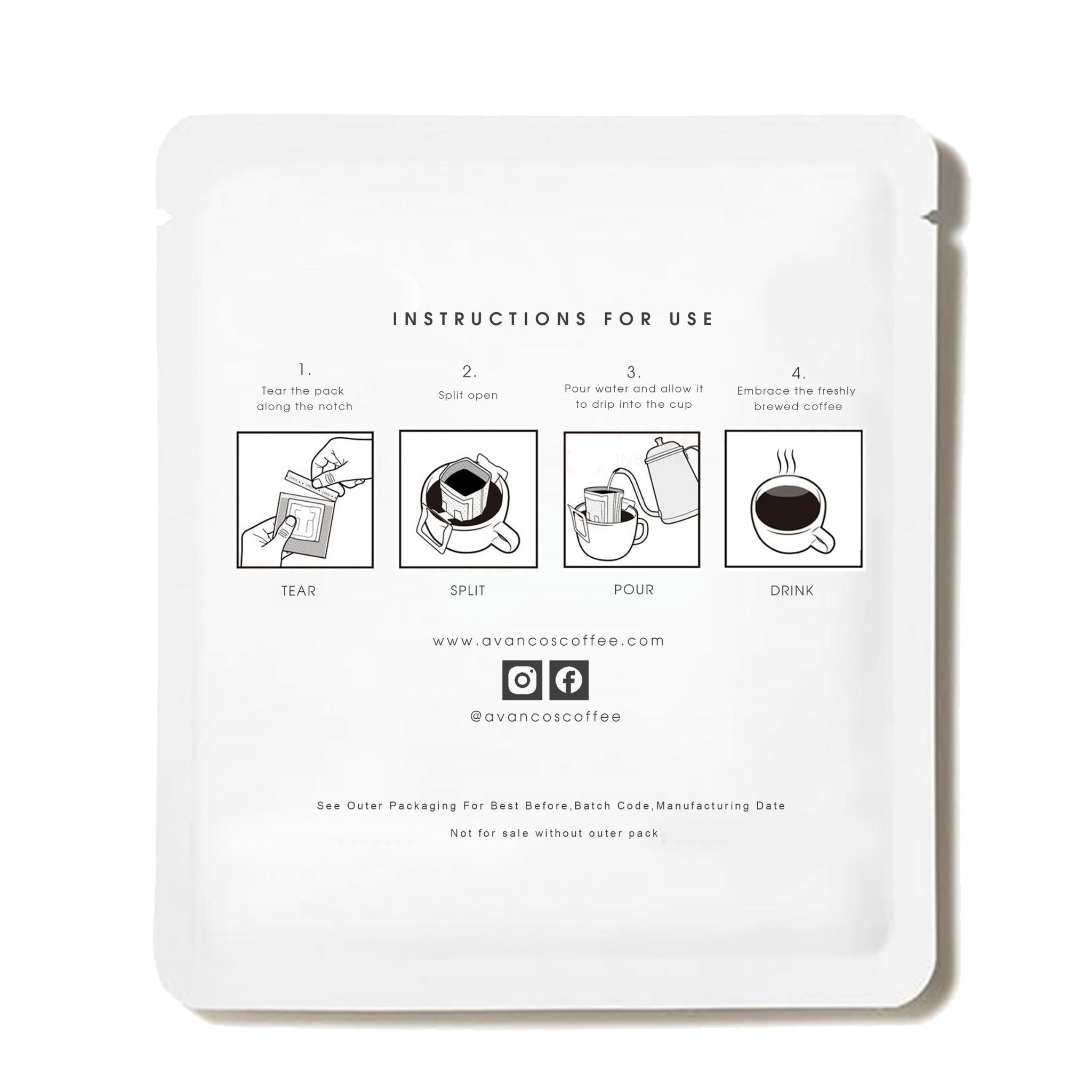 POUR & DRIP BAGS - PRIDE - FLAGSHIP MEDIUM ROAST