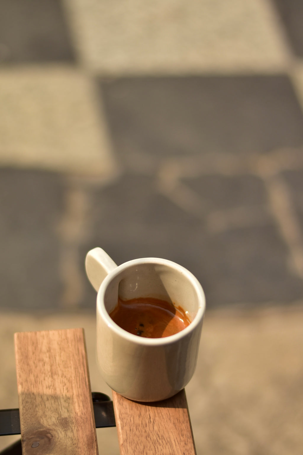 espresso crema in a cup